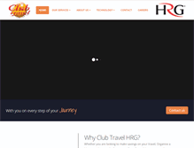 Tablet Screenshot of clubtravelhrg.com